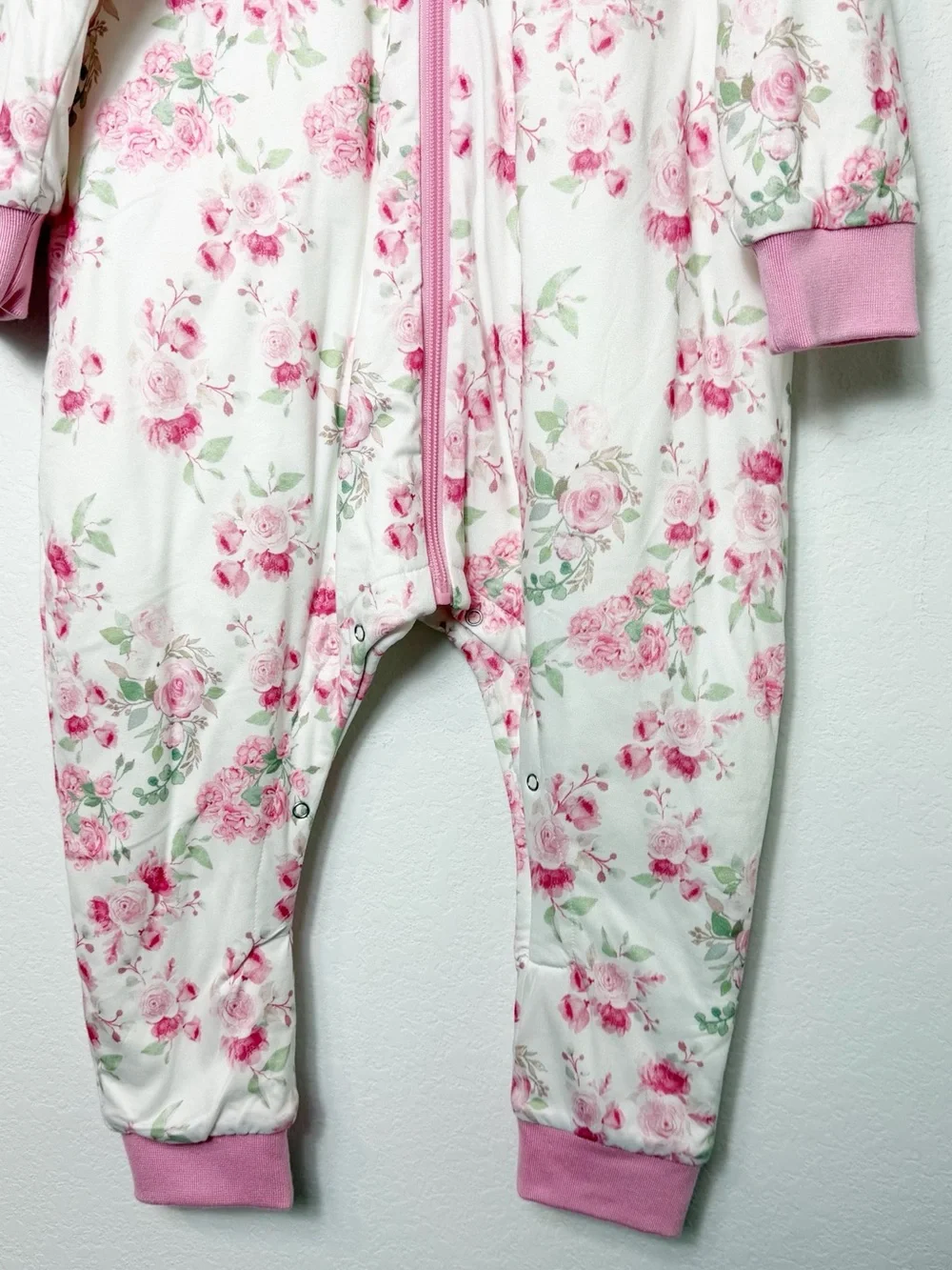 Litto Goose Pink Floral Sleep Sack Toddler XL 3T-4T NWOT